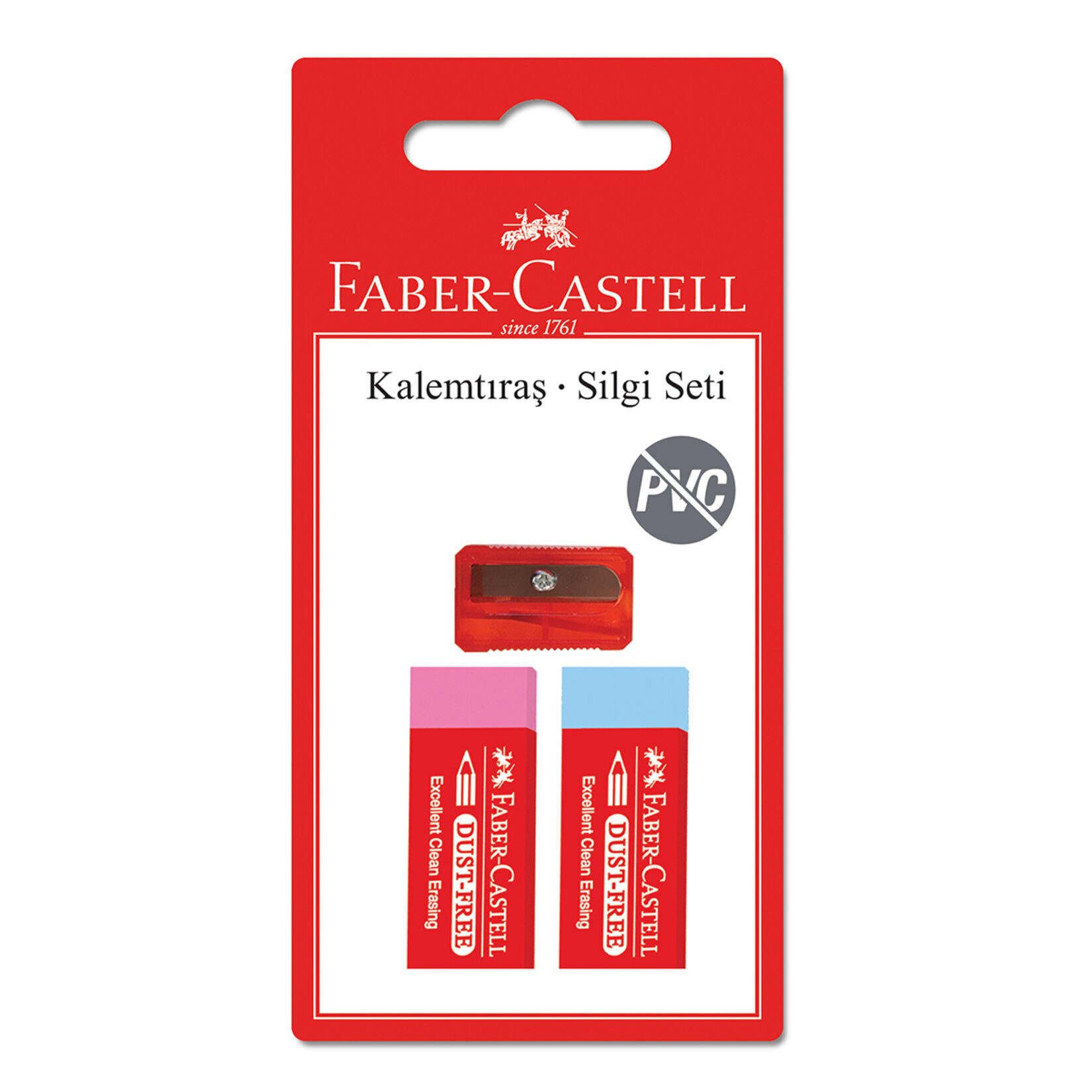 Faber-Castell Dust Free Silgi + Kalemtraş