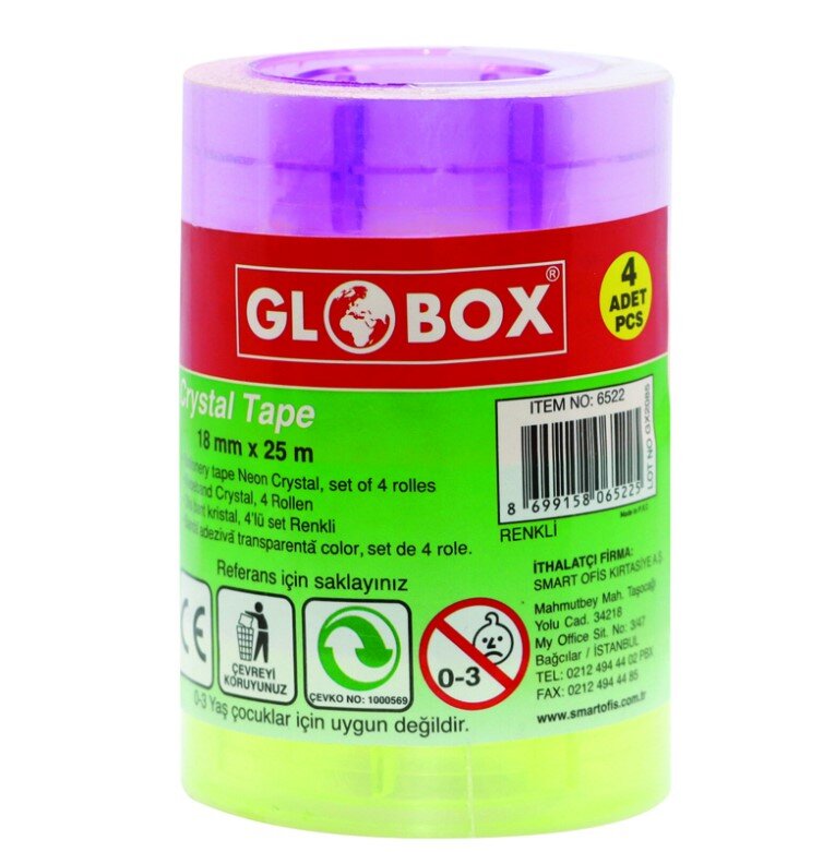 Globox Renkli Bant 4Lü