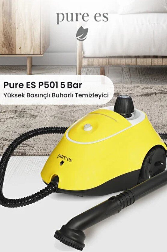 Pure Es Yüksek Basınçlı Buharlı Temizleyici Sarı
