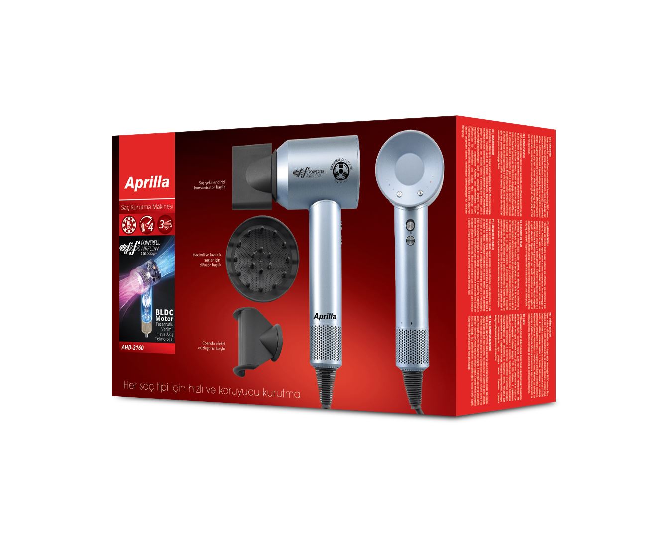 Aprılla Ahd-2160 Saç Kurutma Makinesi Mion