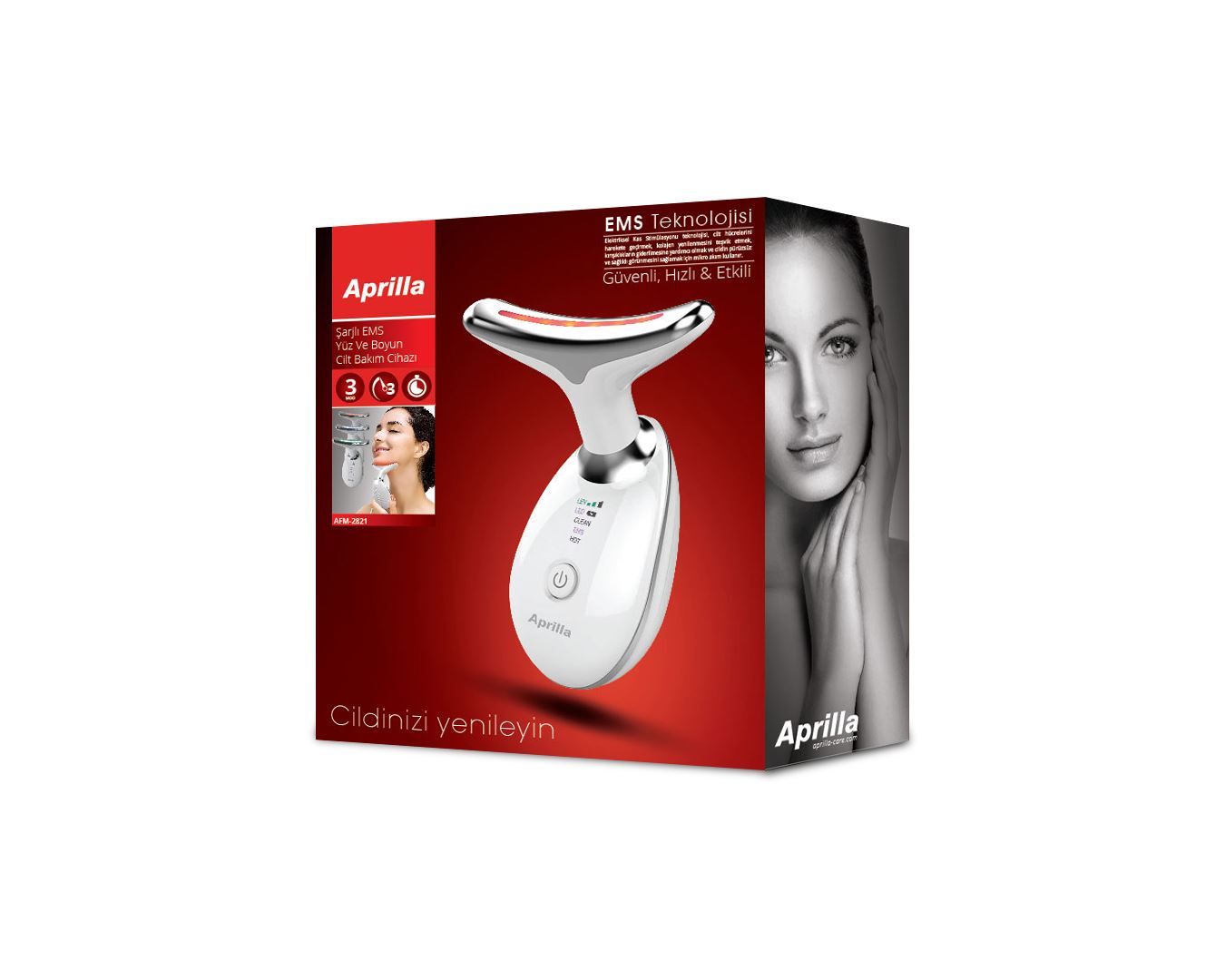 Aprılla Afm-2821 Şarjlı Ems Cilt Bkm.Chz Mion