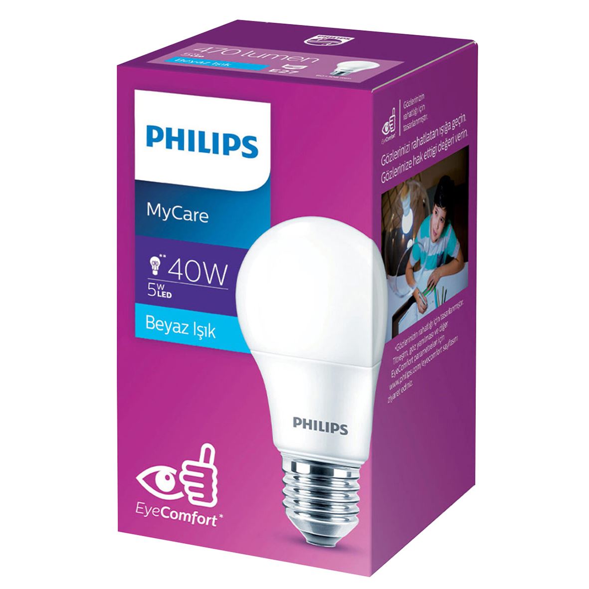 Phılıps Ledbulb 5-40W E27 6500K Beyaz Işık