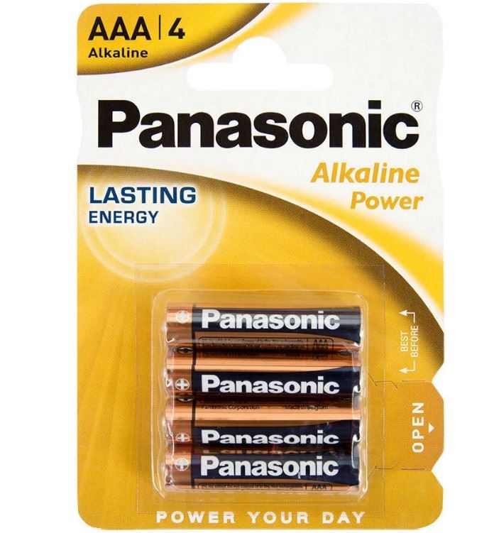 Panasonic Alkalin İnce Kalem Pil 4 Lü Aaa
