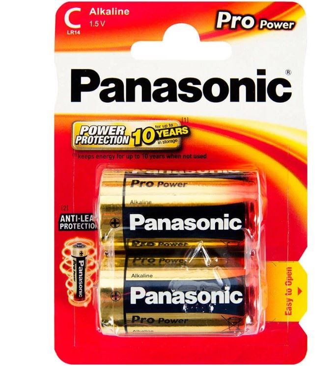 Panasonic Alkalin Orta Boy Pil 2 Li