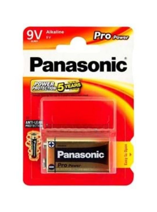 Panasonıc Alkalin 9 Volt Pil 1 Li
