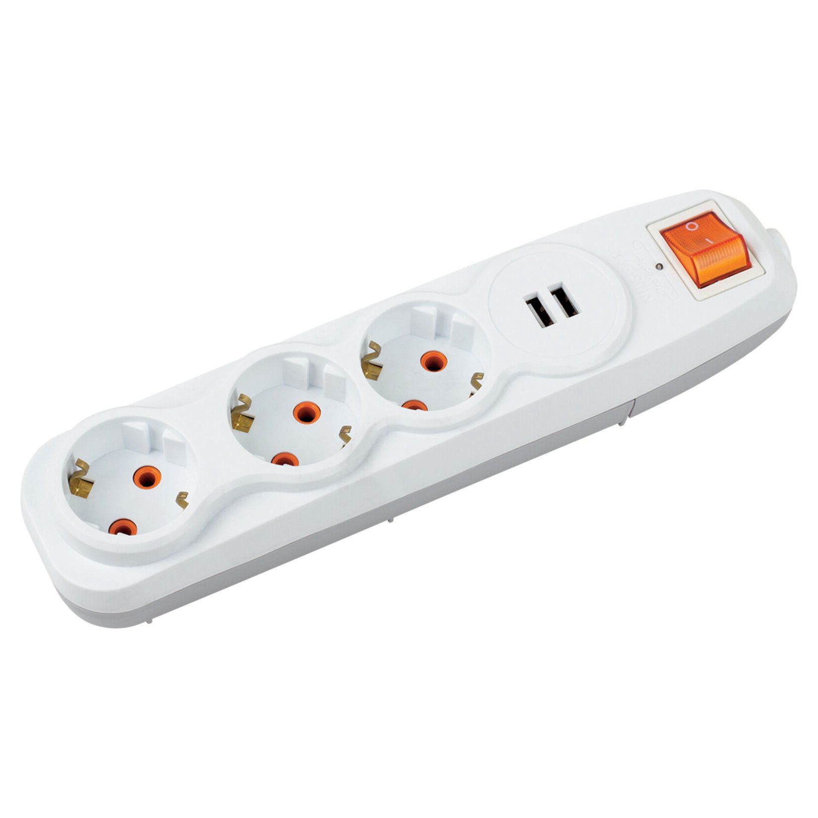 Nilson Üçlü Grup Priz Akım Koru. 2 Li Usbli 1,5 Mt