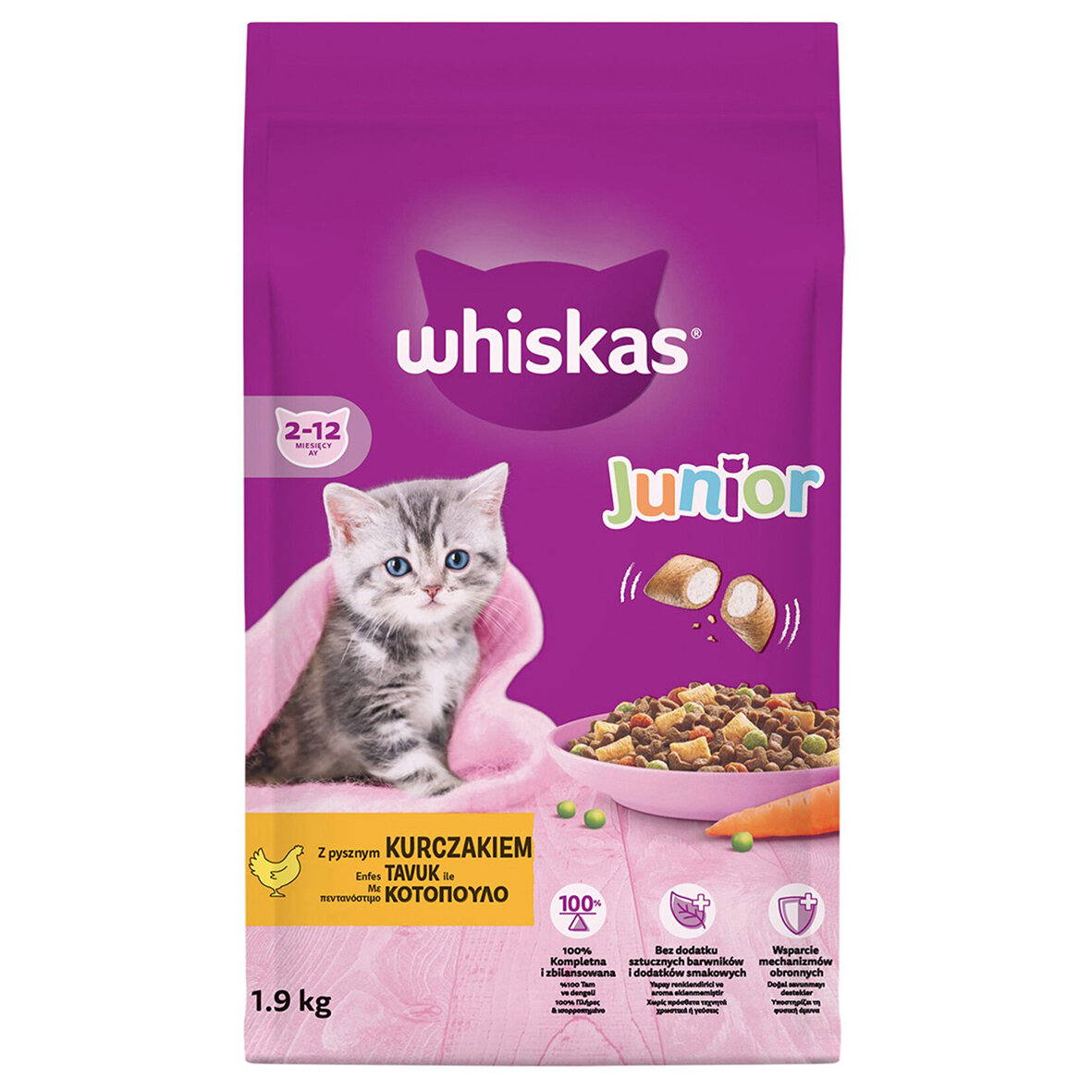 Whıskas Tavuklu Yavru Kuru Mama 1.9 Kg