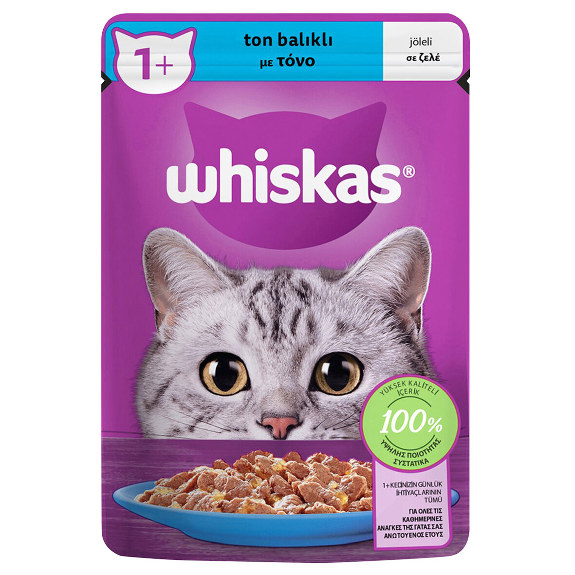 Whıskas Ton Balıklı Poşet Yaş Mama 85 G