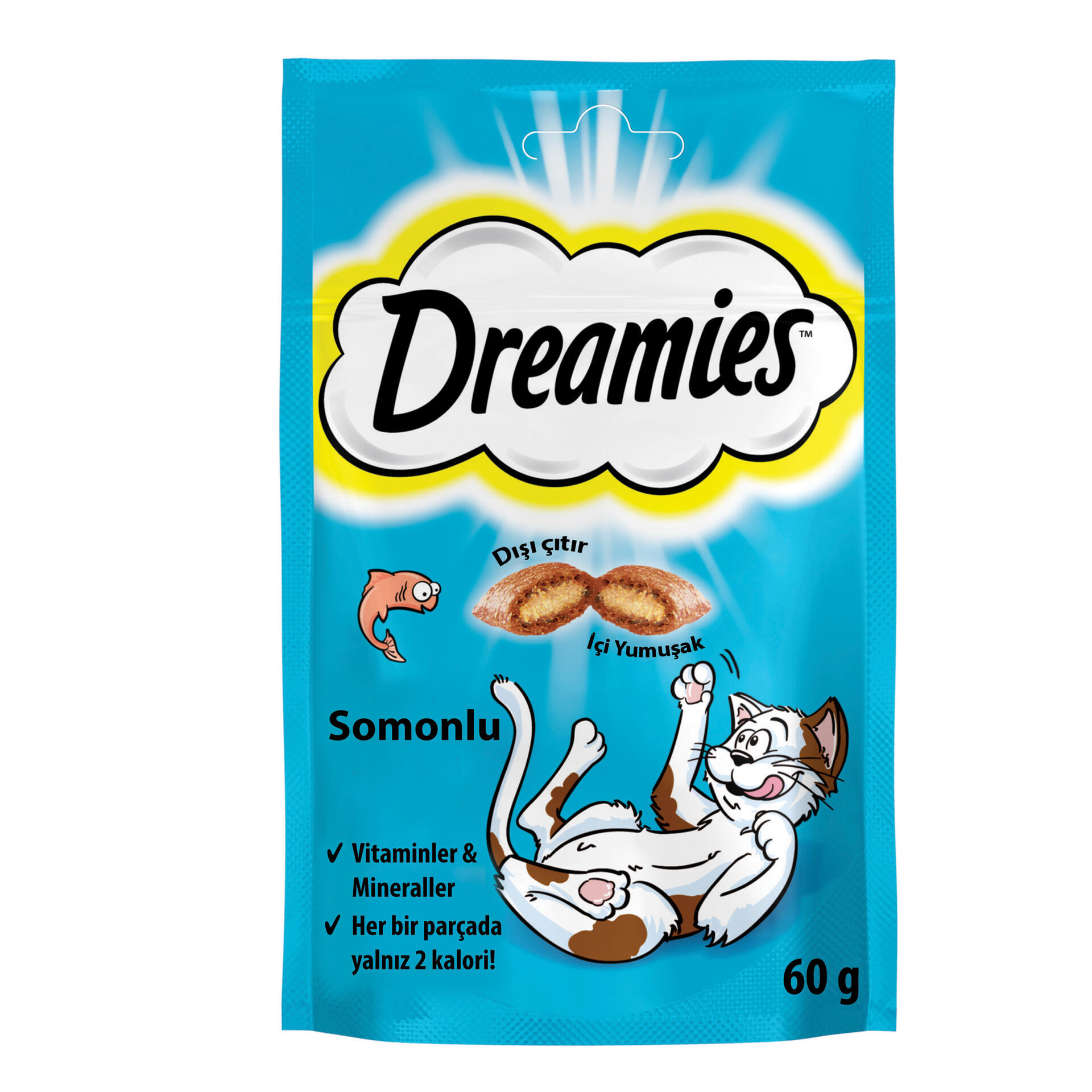 Dreamıes Somonlu Kedı Ödül Mama 60G