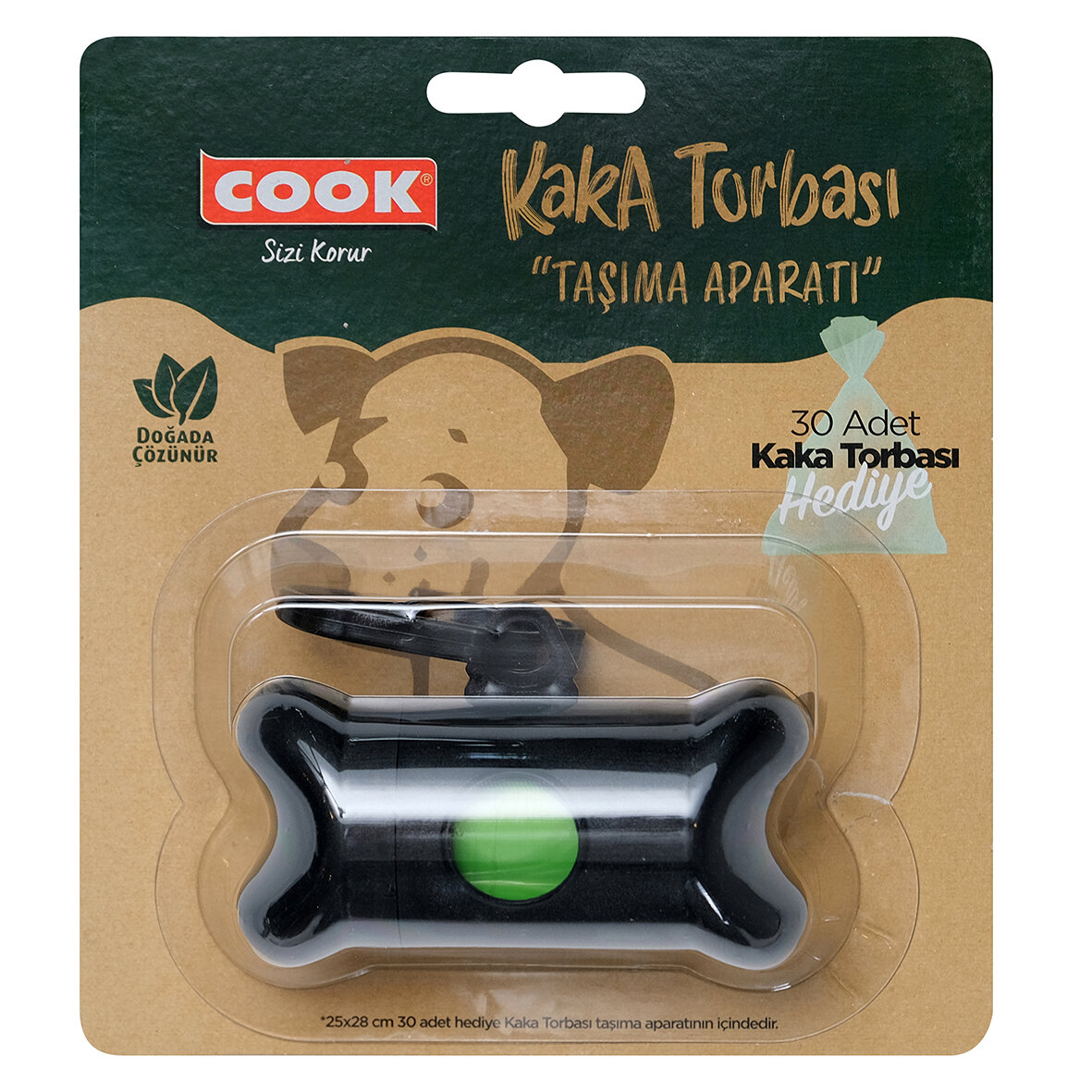 Cook Evcil Hayvan Kaka Torbası 30Lu Rulo 25X28 Cm