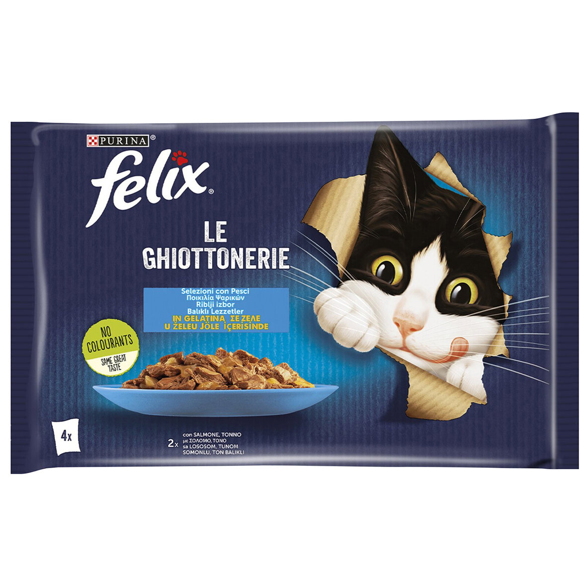 Felıx Avantajlı Somonlu Ton Balıklı Yaş Mama 4X85g