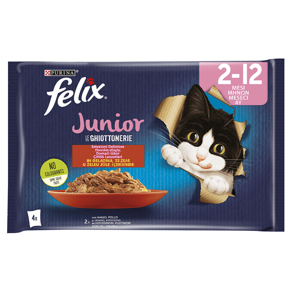 Felıx Avantajlı Paket Yavru Etli Tavuklu 4X85g