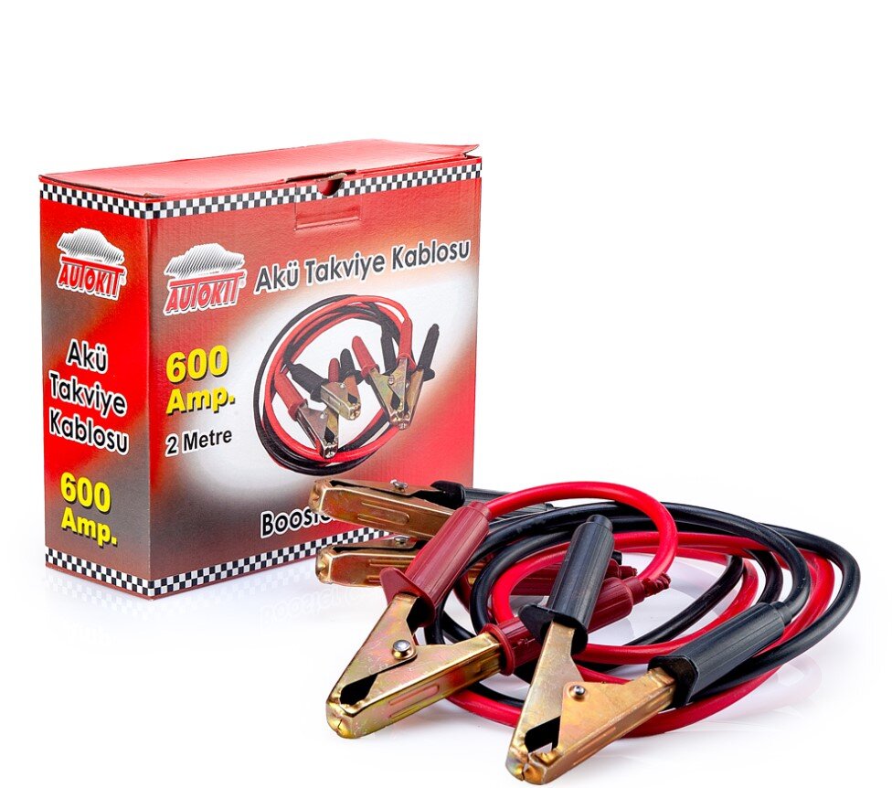 Autokıt Akü Takviye Kablosu 600 Amp