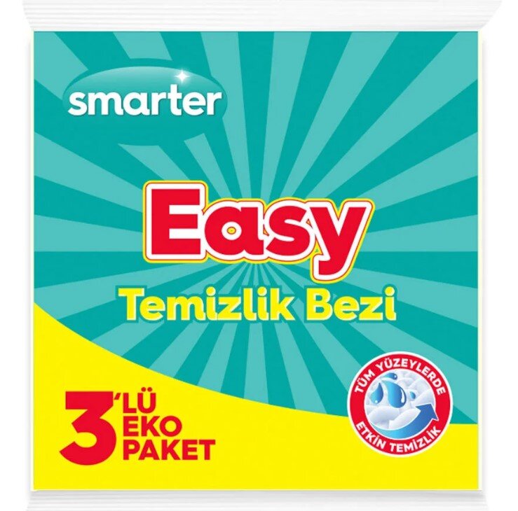 Smarter Easy Temizlik Bezi 3 Lü
