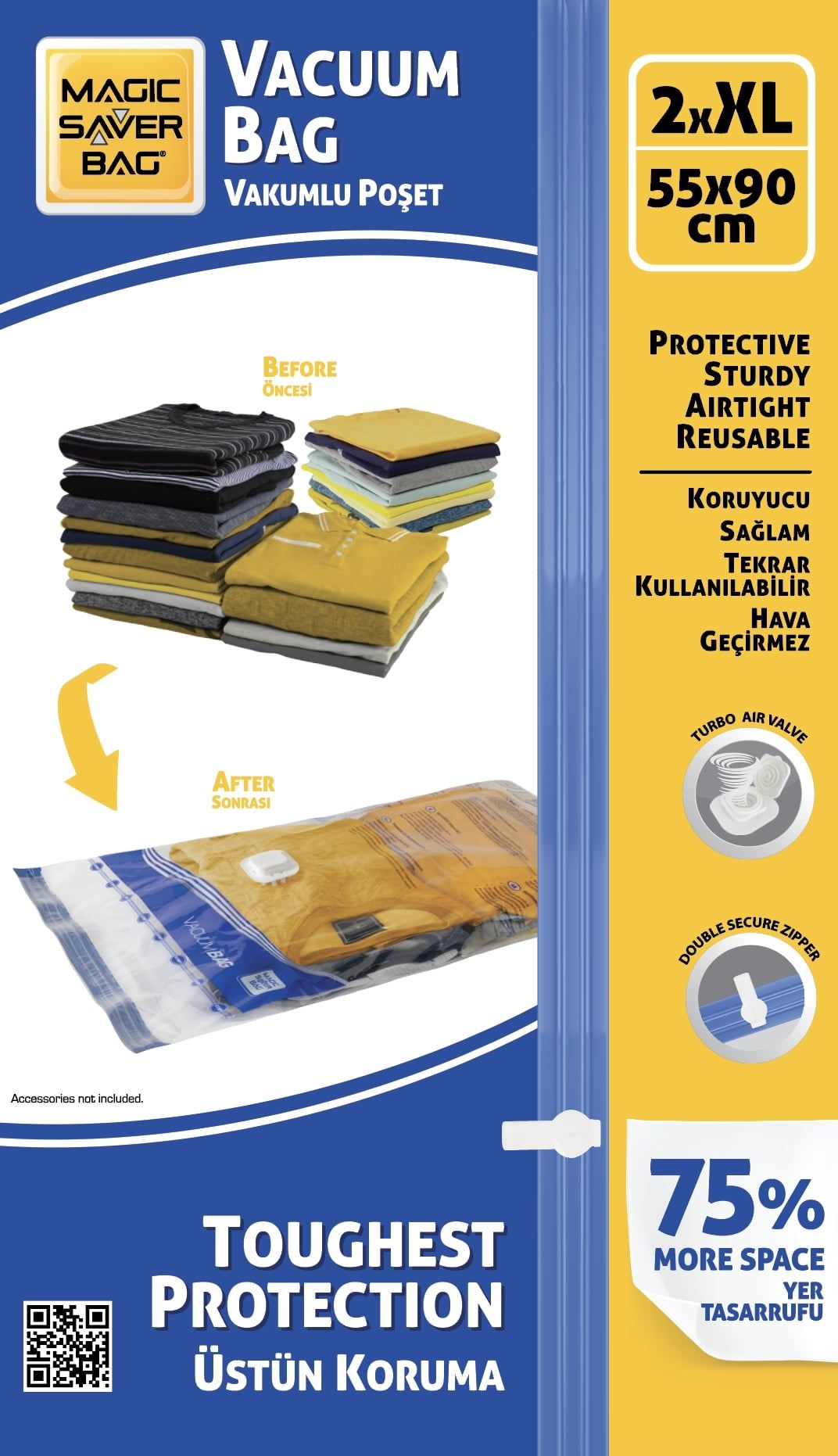 Magıs Saver Bag Xl Vakum Poşet 2 Li ( Tg )