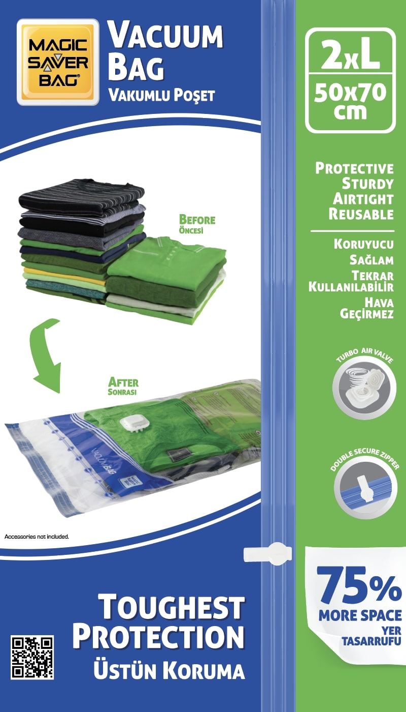 Magıc Saver Bag 2 Li Large Vakum Poşet ( Tg )