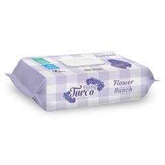 BABY TURCO ÇİÇEK DEMETİ ISLAK MENDİL 90LI (TG)